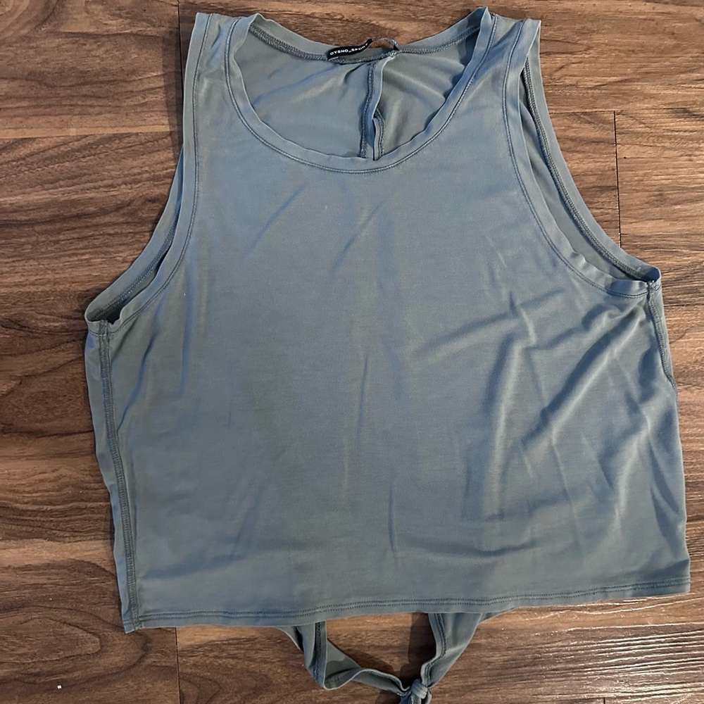 Oysho Green Sports tank Top For Women Size S Pre-owned